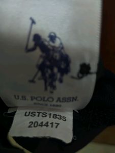Authentic Black U.S. Polo T-shirt