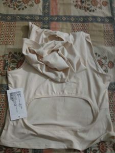 Cute Beige Tank Top