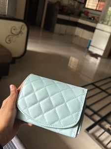 Quilted Pastel Cardholder Wallet