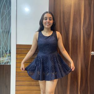 Navy Blue Short Dress