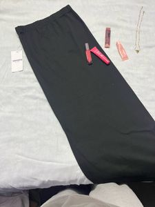 Black Midi Skirt