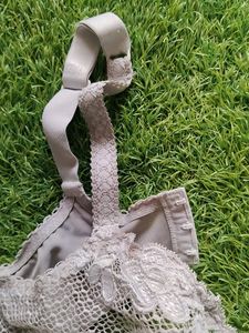 Grey Designer Wired Bra