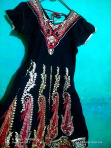 Embroidery Rose work Gown❤️