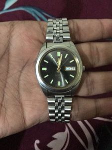 Seiko 5 All Original Watch In Brown Dial