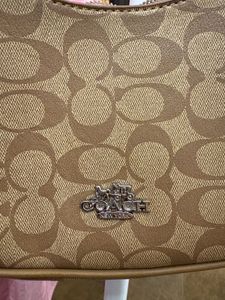 Coach Logo Leather Hobo Bag Master Copy