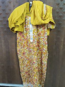 Floral Print Kurta Set