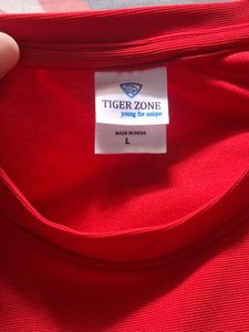 Flawson Red Crewneck Sweatshirt