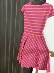 Striped Wrap Dress