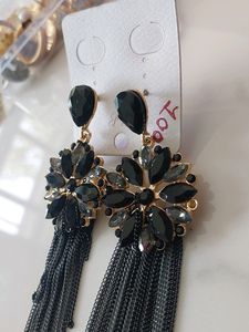 Black Long Earing