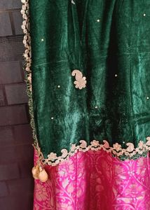 Ethnic Gown With Dupatta