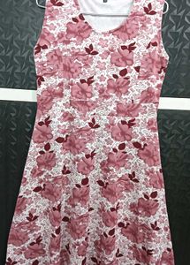 Floral Print Sleeveless Dress