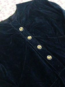 ✨Luxury Velvet Korean Style Dress✨Only At ₹750