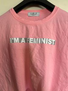 Pink Feminist Tee