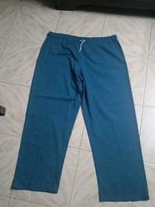 Comfy Blue Casual Pants