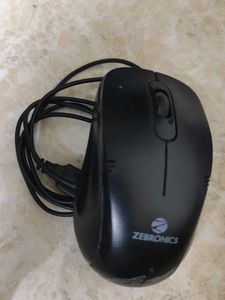 Zebronics Wired Mouse - Black