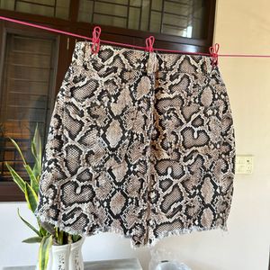 Zara trf Denim Skirt