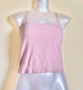 🎁Buy 2 Get 1 Free🎁Pink Spaghetti Papped Top