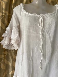 White Flare Dress