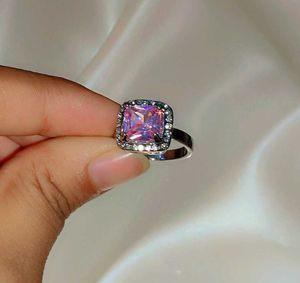 Elegant Pink Gemstone Ring