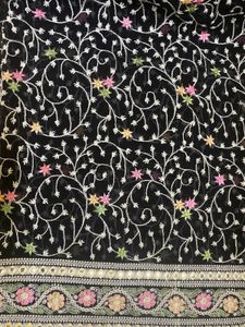 Georgette Chikankari Saree