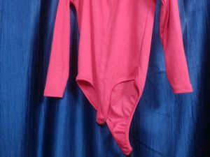 Pink Long Sleeve Bodysuit