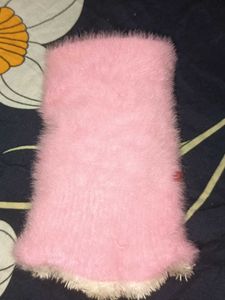 Fuzzy Pink &#39;LOVE&#39; Cap