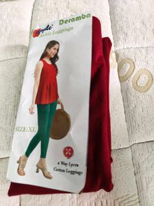 New Maroon Leggings