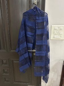 Navy Blue Viscose Duppatta