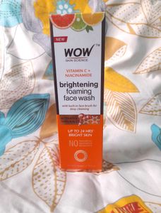 Wow Skin Science Brightening Foaming Face Wash 🍊