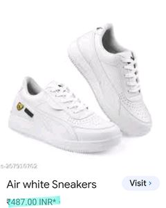 School Shoes Air White Sneakers ( UK 4)