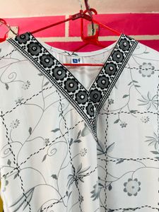Rayon Print Tunic Top