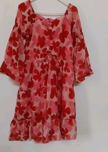 Floral Print Mini Dress