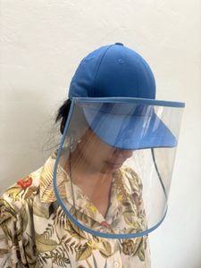 Blue Cap with Face Shield