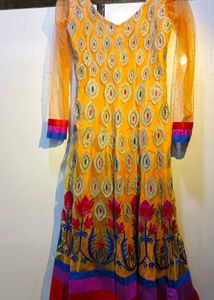 Embroidered Indian Anarkali Dress