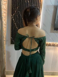 Off Shoulder Georgette Lehanga🎀💗