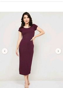 Pre Loved Wine dress