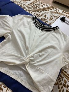 Shein White Crop Top