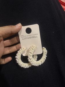 Primark Beaded Hoop Earrings