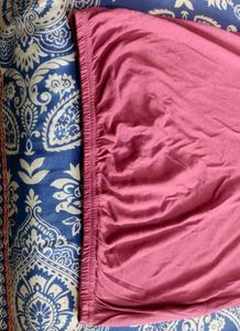 Cute Pink Lace Neck Top