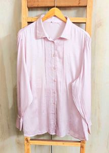 Levender Colour Satin Shirt Size-44-46