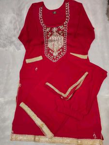 Rani Pink Kurta Set