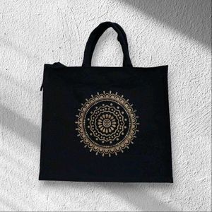 Beautiful Black Canvas Bags Combo For Women