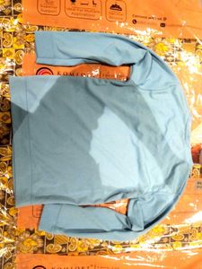 Light Blue Long Sleeve T Shirt