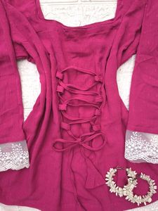 Corset Back Pinteresty Kurti🌷