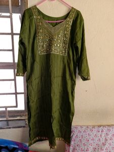 Olive Green Kurti