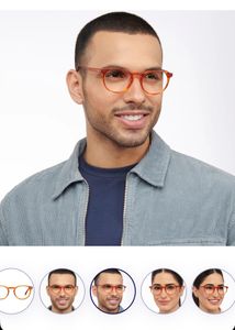 Lenskart John Jacobs Online Orange Full Rim ROUND