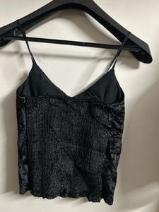 Black Velvet Cami Top