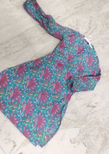 Floral Print Patiala Kurta And Bottom