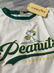 Peanuts White Graphic Tee
