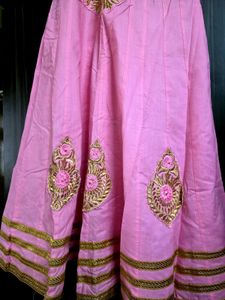 Girls&#39; Pink Embroidered Dress